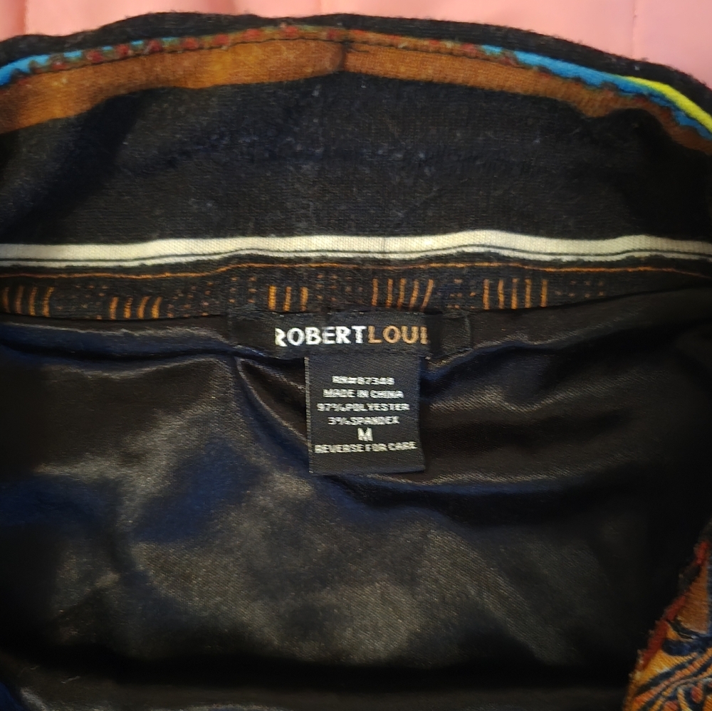 Robert Louis Multicolor Patterned Skirt - image 3